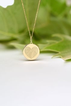 If you wish we can personalize your 14k Solid Gold Heart Necklace. A Dainty and unique gift for Valentine's Day, Birthdays, Weddings and Anniversaries! ● MATERIAL 14k SOLID GOLD ● Chain Length or Without Chain - Without Chain - 40 cm / 16 inches - 45 cm / 18 inches - 50 cm / 20 inches ● PENDANT SIZE [The jump ring (bail) is not included in the measurements] - 13 mm / 0.51 Inches diameter - 14 mm / 0.55 Inches diameter - 15.3mm / 0.6 Inches diameter - 16.5mm / 0.65 Inches diameter - 19 mm / 0.75 Heart-shaped Wedding Necklace With Engraving Option, Heart Shaped Wedding Necklace With Engraving Option, Heart Pendant Necklace With Engraving Option For Wedding, Heart Pendant Jewelry With Engraving Option For Gift, 14k Gold Heart Pendant Jewelry For Personalized Gift, Heart Necklace With Engraving Option For Gifts, Heart-shaped Engraved Charm Necklaces For Keepsake, Heart Shaped Engraved Charm Necklaces For Keepsake, Engravable Heart Pendant Jewelry