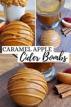 Caramel Apple Balls, Caramel Apple Truffles, Fall Hot Cocoa Balls, Caramel Apple Cider Cocoa Bomb, Rustic Gift Ideas, Apple Cider Caramel Cookies, Desserts To Make And Sell, Apple Cider Gift Ideas, Halloween Hot Chocolate Balls