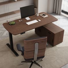 It features a high-quality lift top mechanism for height adjustments from 29.5 to 47.2 inches, making the process smooth and comfortable. You can easily switch from sitting to standing with these 3 memory buttons for frequently used heights. This is an corner L-shaped desk designed for maximizing corner spaces with abundant storage space, 3 lockers, and 1 drawer. 【Material】Engineered wood(MDF),Resistant to warping, cracking and swelling of solid wood due to humidity or temperature changes. 【Adju L Shaped Standing Desk, Walnut Office, Bathroom Vanity Remodel, Stemware Storage, Living Room Pouf, Wall Frame Set, Executive Office Desk, Loveseat Living Room, Shaped Desk