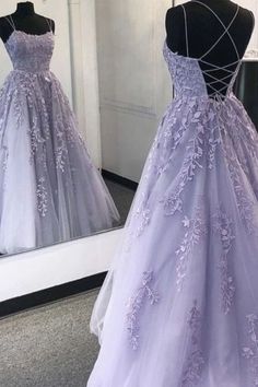 Vestido Color Lila, Lilac Prom Dress, Purple Prom, Modest Prom, Spaghetti Strap Prom Dress, Stunning Prom Dresses, Purple Prom Dress, Prom Dresses Modest, Prom Dress Inspiration