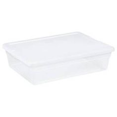 plastic storage container with lid for food