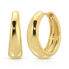 Fit for vintage-inspired sophisticates and everyday luxury seekers alike, the Abba hoops bring classic hinged dome hoop design to your wardrobe. • 14k gold plated brass • hinged opening • 20mm Questions about Shipping & Returns? Classic Gold-tone Round Huggie Earrings, 14k Gold Hinged Hoop Earrings For Formal Occasions, Classic Gold Plated Huggie Earrings, Classic Gold-plated Huggie Earrings, Classic Gold-plated Earrings With Gold-tone Hardware, Gold-tone Tarnish Resistant Huggie Earrings For Formal Occasions, Classic Gold Small Hoop Huggie Earrings, Classic Formal Jewelry With Gold-tone Hardware, Gold-tone Classic Huggie Earrings For Everyday