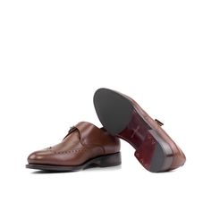 Monkstraps have become very popular recently. The single monk is characterized by a single strap coming across the upper of the shoe and meeting with a buckle. A single monkstrap will be very comfortable and has become a staple shoe to get some attention. The Details: Materials: med brown box calf Sole: dark red Goodyear Welt mixed leather-rubber sole Last: Zurigo - Rounded toe for traditional English Look What is Fast Lane? Fast lane is our new experimental 7 day made to order collection, an am Elegant Brown Monk Strap Shoes With Rubber Sole, Brown Goodyear Welted Monk Strap Shoes With Round Toe, Timeless Monk Strap Wingtip Shoes With Rubber Sole, Timeless Wingtip Monk Strap Shoes With Rubber Sole, Brown Leather-lined Monk Strap Shoes For Business, Brown Cap Toe Monk Strap Shoes With Leather Lining, Brown Leather Lined Monk Strap Shoes For Business, Brown Monk Strap Shoes With Leather Lining For Business, Cognac Monk Strap Shoes With Round Toe For Business