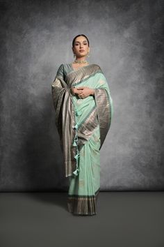 Saree Fabric : Tussar Silk Saree Color : Mint Green Saree Length : 5.5 Meter Blouse Length : 0.8 Meter Saree Work : Zari Woven Butti Border Work : Contrast Zari Woven Work. Wash : Dry Clean Product color may little differ as per the brightness or color settings of your device Pista Green Tussar Silk Traditional Wear For Wedding, Traditional Drape Pista Green Saree For Transitional Season, Pista Green Cutdana Saree For Traditional Ceremonies, Traditional Cotton Silk Wear For Reception, Transitional Season Pista Green Traditional Saree, Banarasi Silk Pre-draped Saree With Zari Weaving For Reception, Pista Green Slub Silk Traditional Wear With Zari Weaving, Pista Green Saree With Zari Work For Traditional Ceremonies, Pista Green Pre-draped Saree With Zari Weaving For Wedding