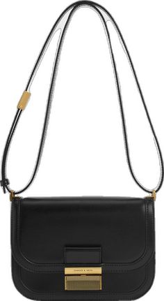 Black Flap Bag With Turn-lock Closure For Office, Modern Evening Saddle Bag With Turn-lock Closure, Sleek Formal Shoulder Bag With Metal Hardware, Black Rectangular Evening Saddle Bag, Black Rectangular Saddle Bag For Evening, Chic Black Flap Bag With Turn-lock Closure, Formal Black Flap Bag With Hasp Closure, Black Formal Flap Bag With Hasp Closure, Chic Formal Saddle Bag