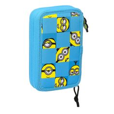 Children deserve the best, that's why we present to you Double Pencil Case Minions Minionstatic Blue (28 pcs), ideal for those who seek quality products for their little ones! Get Minions and other brands and licences at the best prices!Colour: BlueDesign: Children'sNumber of pieces: 28 pcsMaterial: Polyester 300DIncludes: Felt-tip pens x 14 + Colouring pencils x 10PencilPencil SharpenerEraserPenApprox. dimensions: 12.5 x 19.5 x 4 cmType of fastening: ZipCompartments: 2 Compartments

SKU: S4306300 Felt Tip, Pencil Sharpener, Blue Design, Pencil Case, Minion, Colored Pencils, Crayon, Zip Around Wallet, Felt