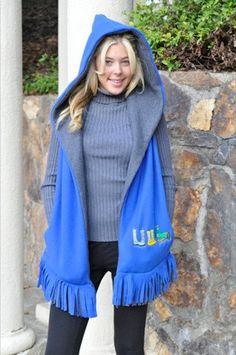 Hooded Scarf with Pockets Glitter Thread Umbrella with Rain | Etsy Crochet Fall Patterns, Umbrella With Rain, Hooded Scarf With Pockets, Umbrella Embroidery, Fleece Sewing, Fleece Sewing Projects, Beaded Car Charms, Scarf With Pockets, Crochet Top Dress