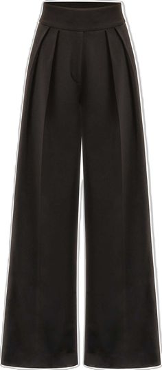 Elegant Wide Leg Bottoms For Semi-formal Occasions, Formal Wide Leg Pants With Belt Loops, Chic Black Semi-formal Pants, Elegant High-waisted Wide Leg Pants For Semi-formal Occasions, Elegant Formal Wide-leg Culottes, Elegant Wide-leg Formal Culottes, Elegant Fitted Wide Leg Culottes, Formal Fitted High-waisted Culottes, Elegant Straight Leg Culottes For Formal Occasions