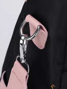 BirdinBag - Versatile and Stylish Multi-Pocket Backpack with Pendant Detailing On-the-go Travel Backpack With Pockets, Pink Shoulder Bag With Pockets For On-the-go, Back To School Shoulder Bag With Pockets, Rectangular Shoulder Bag With Zipper For Back To School, Multifunctional Crossbody Backpack With Zipper Closure, Multifunctional Crossbody Backpack With Zipper, School Bag With Cell Phone Pocket, Multifunctional Shoulder Bag With Backpack Shape, Daily Use Diaper Backpack With Zipper Pocket