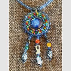 This One-Of-A-Kind Stunning Hand-Beaded Blue Necklace Hails From New Mexico Where It Was Made By A Local Artisan. The Necklace Is 16” At Its Longest But Can Be Worn As Short As 14” If Desired Due To Its Versatile Clasp. Blue Necklace, Women Artisans, Local Artisans, Blue Beads, Hand Beading, Artisan Jewelry, New Mexico, Womens Jewelry Necklace, Color Blue