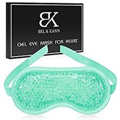 gel eye mask for relax by bel & karn, 1 piece set in gift box