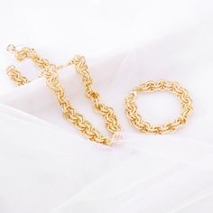 Available in 14k gold plated brass Chain width: 1/2" 7" specialty chain Lobster claw closure Made in the USA SKU: BYB1144 Dare To Be Different, Brass Chain, Beautiful Packaging, Individual Style, Gold Finish, Timeless Pieces, Gold Bracelet, Gold Necklace, Gold Plate