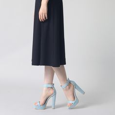 Looking for a stylish addition to your shoe collection? Look no further than these 70s-inspired sandals! Boasting a high chunky heel and platform, they're designed for both style and comfort. The wide straps and ankle strap provide additional support, while the open toe adds a touch of elegance to your look. The vamp is made of faux suede, while the outsole is made of rubber and the heel is made of ABS. Perfect for any occasion, these strappy platform sandals are sure to turn heads and make a st Strappy Platform Sandals, High Heels Sandals, Chunky High Heels, Prom Shoes, 70s Inspired, Heels Sandals, Suede Shoes, Wide Straps, Chunky Heel