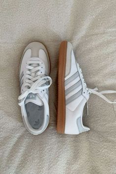 Adidas Shoes White, Samba Shoes, Pretty Sneakers, Pretty Shoes Sneakers, Space Nk, Shoes Ideas