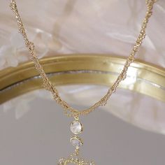 Main Stone: Zircon Metals Type: 14K Gold Filled plated Material: 14k real gold plated and zirconia Necklace length: 31+5cm extension chain Real Gold Necklace, Wholesale Hair Accessories, Bling Necklace, Lace Necklace, Gold Choker Necklace, Women Necklace, Crystal Choker, Gold Lace, Gold Choker