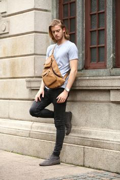 Genuine Cowhide Leather Cross Body Sling Bag Leather Duffle Bag Men, Cross Body Sling Bag, Leather Duffel Bag, Leather Duffel, Leather Sling Bag, Leather Duffle Bag, Leather Duffle, Sling Bags, Weekend Bag