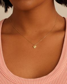 This Diamond Vintage Heart Necklace is a timeless layer that's perfect for everyday wear. Featuring a vintage-inspired heart charm with a dainty diamond and an adjustable solid gold chain, it adds a touch of elegance to any layer. This heart necklace is a thoughtful gift for anniversaries and other special moments. Diamond Vintage Heart Necklace in 14k Solid Gold, Women's by gorjana Vintage Heart Necklace, Gorjana Necklace, Earrings Stacking, Heart Necklace Diamond, Solid Gold Chains, Gold Heart Necklace, 14k Gold Necklace, Mix Style, Gold Necklaces