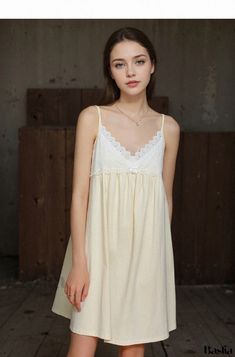 Elegant Cotton Sleepwear For Summer, Elegant Cotton Summer Sleepwear, Elegant Summer Cotton Sleepwear, Delicate Lace Sleepwear For Spring Bedtime, Delicate Lace Sleepwear For Spring, Elegant Cotton Sleepwear For Spring, Spring Nightgown With Delicate Lace For Loungewear, Spring Delicate Lace Nightgown For Loungewear, Delicate Lace Sleepwear For Loungewear In Spring