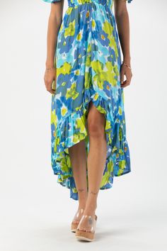 Born in the Borough that embodies the rhythm and soul of New York city, the Brooklyn Dress’ edge and grace has become a Tiare Hawaii staple. Perfect for beach getaways to nights out on the town, we love its effortless versatility and elegance. You’ll adore flowing with each step and accessorizing to your mood. Details: 100% Rayon Hand Wash & Lay flat to dry Features: Off the shoulder ruffle sleeve, Smocked sweetheart bodice, Elasticized neckline and waist, High-low ruffled hem Measures: Approxim Spring Poolside Breezy Maxi Dress, Spring Breezy Poolside Maxi Dress, Spring Breezy Maxi Dress For Poolside, Blue Beach Dress For Poolside Spring, Blue Spring Maxi Dress For Poolside, Blue Maxi Dress For Poolside Spring, Blue Maxi Dress For Spring Poolside, Blue Breezy Beach Dress For Spring, Breezy Blue Beach Dress