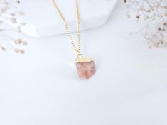 Sunstone Necklace Natural Sunstone Pendant Necklace Raw Sunstone Jewelry Raw Stone Necklace Raw Crys Amber Necklace With Large Stone As Gift, Amber Necklace With Large Stone For Gift, Gold Crystal Necklaces With Large Stone For Gifts, Dainty Crystal Necklaces With Stones For Gift, Dainty Crystal Necklaces With Stones As Gift, Dainty Crystal Necklaces As Gift, Dainty Crystal Necklace With Stones As Gift, Large Stone Pendant Crystal Necklace For Gift, Amber Crystal Necklaces For Gifts