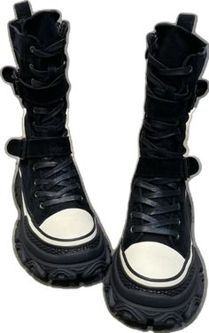 Streetwear High-top Sneakers With Lace-up Fastening, Streetwear High-top Sneakers With Front Lace-up And Round Toe, High-top Sneakers With Front Lace-up For Streetwear, Black High-top Sneakers With Round Toe And Lace-up Fastening, Streetwear Platform Ankle Boots With Laces, Fall High-top Mid-calf Boots With Lug Sole, Leather Platform Boots With Front Lace-up For Streetwear, Leather Platform Boots With Lace-up Fastening For Streetwear, Trendy Mid-top Boots For Fall