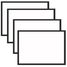 four black and white square frames on a white background, each with an individual's own image