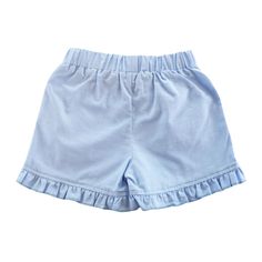 Girls Ruffle Hems Shorts, Elastic Waist. With Pockets. 100% Cotton Cute Relaxed Fit Cotton Bottoms, Shorts With Built-in Shorts For Playwear, Summer Cotton Bloomers Short Style, Spring Playwear Shorts With Ruffles, Spring Ruffled Shorts For Playwear, Summer Cotton Short Bloomers, Summer Cotton Bloomers With Elastic Waistband, Cute Cotton Pajama Shorts With Elastic Waistband, Cute Ruffled Cotton Bottoms