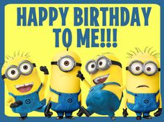 three minion characters with the caption feliz cumpleanos