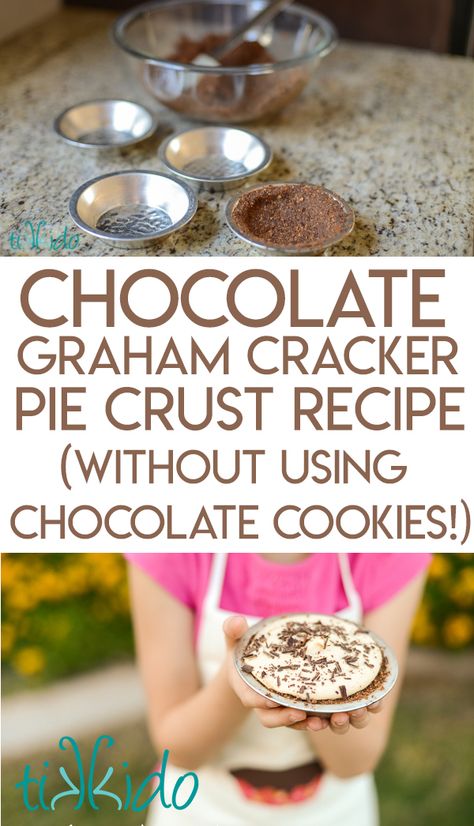 Graham Cracker Crust Pie Recipes, Pie Night, Graham Pie, Graham Cracker Pie Crust, Cracker Pie Crust, Pie Pockets, Graham Cracker Pie, Graham Cracker Crust Recipe, Chocolate Pie Crust