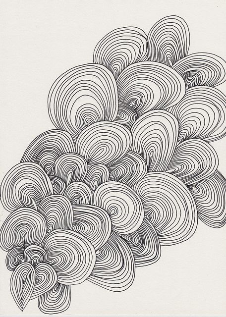 Contour lines | by Karly Michelle Contour Lines Art, Contour Lines Tattoo, Contour Lines Drawing, Curved Lines Drawing, Lineart Ideas, Black And White Line Drawings, Contour Line Art, Contour Line Drawing, Curve Line