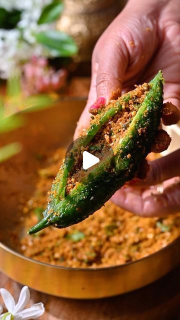 Binjal Pandya | Food Photographer and Videographer on Instagram: "Bharwan Karela, or Stuffed Bitter Gourd, is a traditional Indian dish that transforms the often dreaded karela into a flavorful delicacy. Known as bharela karela in Gujarat, this recipe uses the stuffing made from besan (gram flour), peanuts, and a blend of basic Indian spices. The stuffing not only balances out the bitterness but also brings a nutty richness to the dish. The karela is then cooked to perfection, creating a delightful harmony of flavors and textures. This dish is an excellent example of how simple ingredients can elevate a vegetable like karela into something truly special.
.
Comment “ Recipe “ I’ll share with you in your DM/inbox
.
.
.
.
.
.
.
.
Gujarati food, karela, Bharwan, Bharela, Indian food, easy, bit Stuffed Bitter Gourd Recipe, Stuffed Karela Recipe Indian, Karela Recipe Indian, Bitter Gourd Recipe, Karela Recipe, Jain Recipes, Gujarati Food, Bitter Gourd, Gram Flour