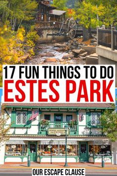 One Day In Estes Park, Estes Park Itinerary, Estes Park With Kids, Best Places To Stay In Estes Park Co, Estas Park Colorado, Estes Park Bachelorette Party, Ymca Of The Rockies Estes Park, Estes Park Colorado Things To Do, Estes Park Colorado Fall