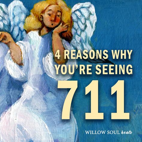 You were guided here to find out about the 711 meaning and why this divine 3-digit number is showing up on your path.Seeing the 711 number sequence everywhere is not as coincidental as you may think. In fact, when you see 7:11 frequently, it means the Universe has a special message for you. Important messages can be delivered by divine spiritual beings, like angels and spirit guides, to help you make the best decisions in your life.  For this reason, your 711 angel message is to keep your thoug 711 Meaning, Universe Numbers, Spiritual Meaning Of 1111, 711 Angel Number, Angel Number 7, Angelic Numbers, 555 Angel Numbers, Seeing 111, Lds Living