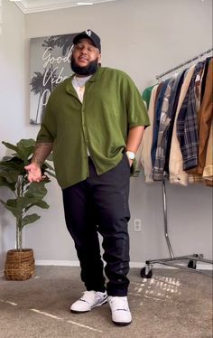 Plus Size Men Outfits Mens Fashion, Fat Guy Outfits, Big Guy Outfits, Plus Size Men Outfits, 1970s Mens Fashion, Chubby Men Fashion, Fat Guy Fashion, Photos Of Men, 1970s Men