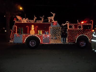 Fire Truck Christmas Parade, Fire Department Christmas, Downtown Christmas, Santa Breakfast, Christmas Moodboard, Light Fest, Parade Ideas, Holiday Parades, Emt Paramedic