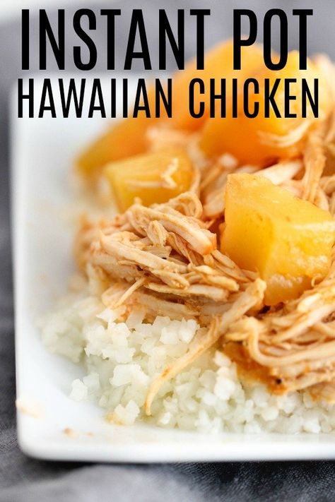 Instant Pot Hawaiian BBQ Chicken | Six Sisters' Stuff 6 Sisters Recipes, Hawaiian Bbq Chicken, 6 Sisters, Hawaiian Bbq, Recipes Instant Pot, Six Sisters Stuff, Hawaiian Chicken, Pot Ideas, Instapot Recipes