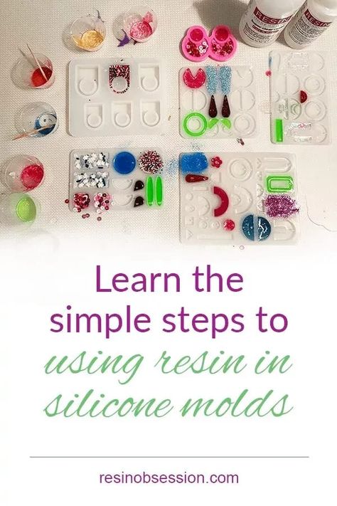 Wondering how to cast epoxy into a mold? Learn how to prepare, pour and demold when casting resin in silicone molds. Video showing steps. How To Pour Resin In Small Mold, How To Pour Resin In Molds, How To Do Resin Art Silicone Molds, Resin Casting Ideas, Diy Resin Mold Release, Resin Beginners, Resin Techniques, Diy Resin Crystals, Resin Moulds