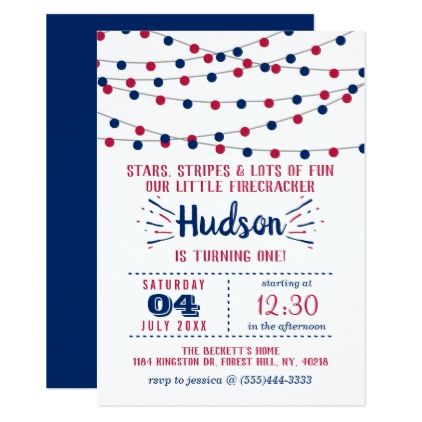 American Flag Party, Blue String Lights, Buffet Dessert, Fourth Of July Party, Birthday Bbq, 1st Birthday Party Invitations, 2nd Birthday Invitations, July Birthday, Patriotic Party