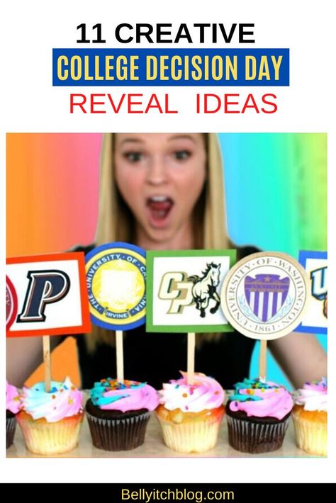 College Decision Day Reveal: 11 More Creative Ideas to Steal – BellyitchBlog College Commitment Party Ideas, College Reveal Party Ideas, College Choice Reveal Ideas, College Acceptance Announcement, High School College Decision Day Ideas, Senior Decision Day Ideas, College Signing Day Ideas, College Commitment Announcement, College Reveal Party