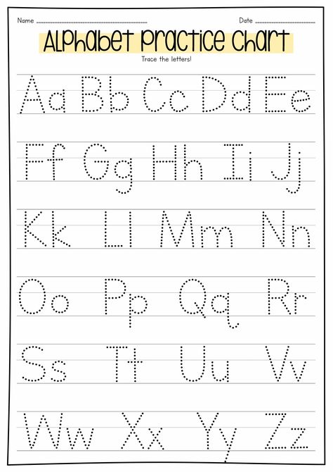 Kindergarten Alphabet Worksheets Write The Letters Worksheet, Practice Alphabet Worksheet, Practice Sheets For Kindergarten, Alphabet Kindergarten Worksheets, Printable Alphabet Tracing Worksheets, Tracing Alphabet Worksheets Preschool, Trace The Alphabet Printable Worksheets, Kindergarten Worksheets Letters, Trace Alphabet Worksheet