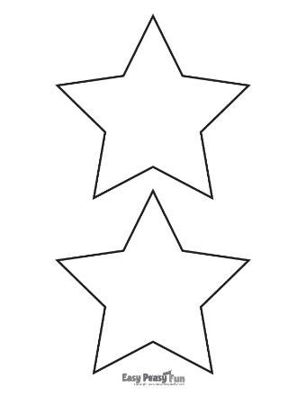 Free Printable Star Templates - Easy Peasy and Fun Free Star Printables, Star Shapes Template Free Printable, Large Star Template Printable Free, Star Images Free Printable, Primitive Star Pattern Free Printable, Star Cutouts Template, Printable Star Templates, Star Printable Templates Free, Star Template Printable Free