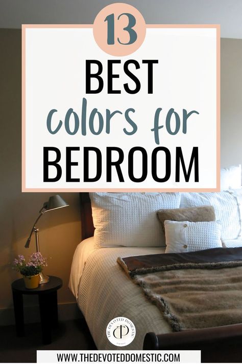 Looking for the best colors for bedroom that'll elevate your room? Learn 13 extremely good bedroom paint color ideas that'll brighten and enlarge your space! Wall Painting Colors Bedroom, What Colour Should I Paint My Bedroom, Dual Color Bedroom Walls, Bedroom Color Ideas Aesthetic, Good Paint Colors For Bedrooms, Small Guest Room Paint Color Ideas, Colour For Room Bedrooms, Bedroom Paint Ideas Behr, Two Color Bedroom Walls