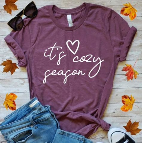 Soft And Light Fabric Unisex Sizing Color: Heather Maroon Fall Tshirt Designs Vinyl, Fall Cricut Shirts, Fall Tshirt Designs, Fitted Cotton Top, Motivational Clothing, Nice Tattoos, Fall Tshirt, Halloween Tee Shirts, Halloween Graphic Tees