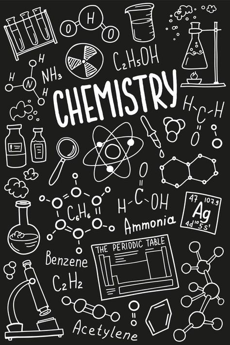 Science Chemistry Background, Chemistry Ideas Design, Cover For Chemistry Project, Drawings Related To Science, Chimstry Backgrounds, Chemistry Project Cover Page Printable, Science Doodles Chemistry, Chemistry Holiday Homework Cover Page, Notebook Cover Subjects