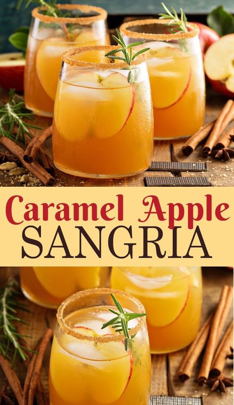 Caramel Apple Sangria is is as easy as apple pie and tastes like it too! ! This cozy drink is the perfect fall sangria recipe. Apple Cider Caramel Vodka, Apple Pie Drink Alcohol, Shot Glass Desserts Recipes, Cider Drink Recipes, Apple Pie Drink, Apple Pie Sangria, Apple Sangria Recipes, Apple Cider Caramel, Apple Cider Sangria Recipe