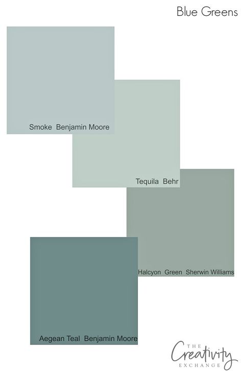 Muted timeless blue green cabinet paint colors that work well in a variety of lighting situations. Grey Teal Paint Color, Light Blue Green Cabinets, Light Teal Paint Colors Living Room, Blue Cabinets Green Walls, Light Teal Cabinets Kitchen, Grey Bathroom With Green Accents, Muted Teal Paint Color Sherwin Williams, Aegean Teal Sherwin Williams, Agean Teal Living Room