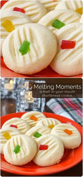 Melt In Your Mouth Shortbread, Melting Moments Cookies, Newfoundland Recipes, Cookies Shortbread, Xmas Recipes, Diy Easy Recipes, Melting Moments, Rock Recipes, Shortbread Recipes