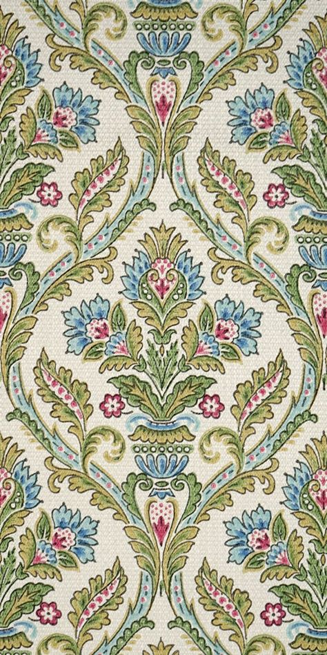 70s wallpaper #0715B - running meter o. roll / vintage wallpaper, baroque, baroque