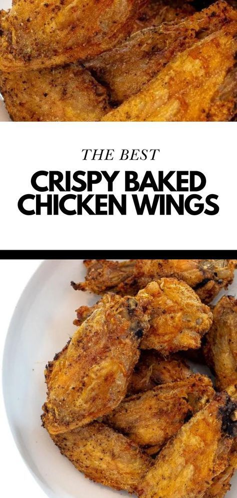 Learn How to Make Easy Crispy Oven Baked Chicken Wings! Yes, you can make CRISPY Baked Chicken Wings in the oven that are just as good as deep fried! I toss my wings in lots of spices and baking powder (my secret for super crispy wings!) Follow Chef Savvy for more Chicken Recipes and Spring Recipes! Crispy Convection Oven Chicken Wings, Chicken Wings In A Convection Oven, Best Oven Baked Wings, Chicken Wing Oven Recipes, Breaded Chicken Wings In The Oven, Easy Chicken Wings Recipe, Oven Baked Wings Crispy, Extra Crispy Baked Chicken Wings, Crispy Oven Chicken Wings