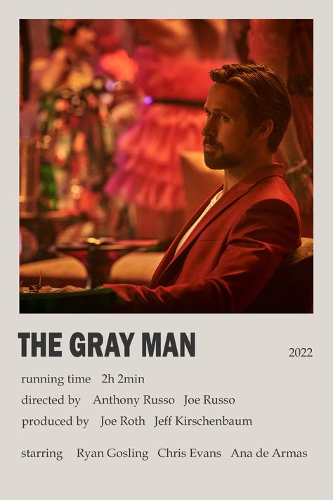 Gray Man Movie, Ryan Gosling Movies, The Gray Man, Billy Bob Thornton, Netflix Subscription, Netflix Movies To Watch, Iconic Movie Posters, Movie Card, Райан Гослинг